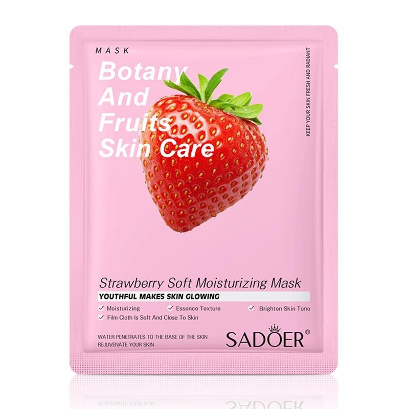 Fruit Extract Face Mask, 2 Counts Moisturizing & Soothing Face Mask, Hydrating Face Mask, Face Masks for Women & Men, Facial Moisturizing Patch