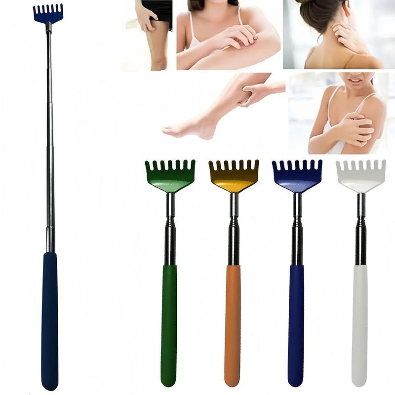 Extendable Back Scratcher, Stainless Steel Telescoping Backscratchers Relief Tool, Portable Massager Scratchers, Fun Gifts