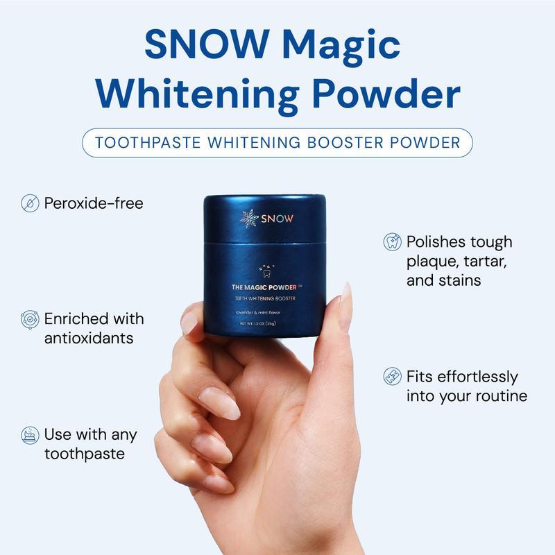 SNOW Magic Toothpaste Teeth Whitening Booster Powder