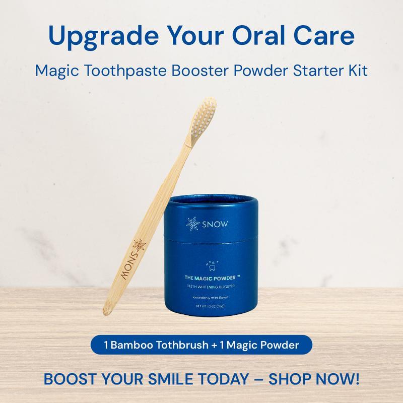 SNOW Magic Toothpaste Teeth Whitening Booster Powder