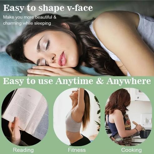 Chin Strap for Sleeping Double Chin Reducer Reusable V Line Lifting Mask with Chin Strap for Women,Face Lift Prevent Sagging, Jaw Exerciser korean facemask Comfort Skincare