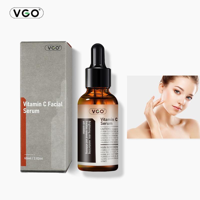 VGO Vitamin C Facial Serum Essence, 60ml  Cleanser-B3 Gentle Acne Cream Daily Comfort Skin Repair Hydrate Moisture Moisturize Cleansing Moisturizer skincare Hydrating Moisturizing