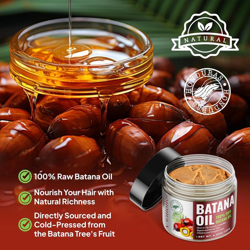 Batana Oil for Hair Growth: 100% Pure Brown Batana Oil for Strengthening Thin Hair - Hair Care Oil To Nourish  Haircare Repairing Comfort