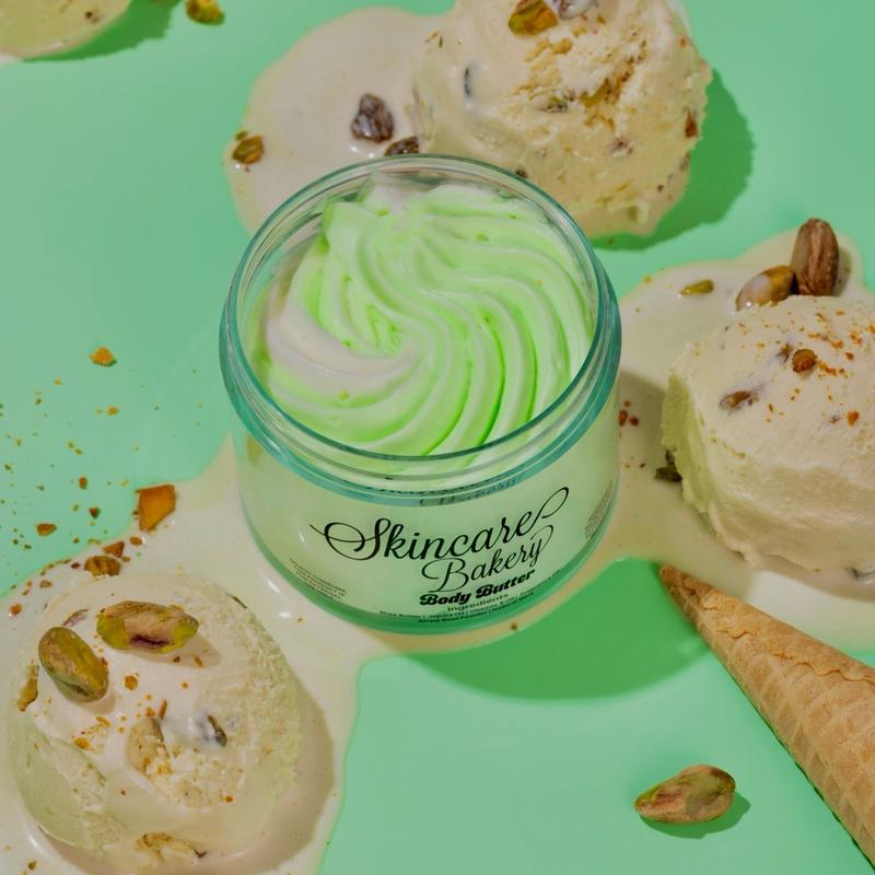 The Skincare Bakery Body Butter: Pistachio Ice Cream Scent