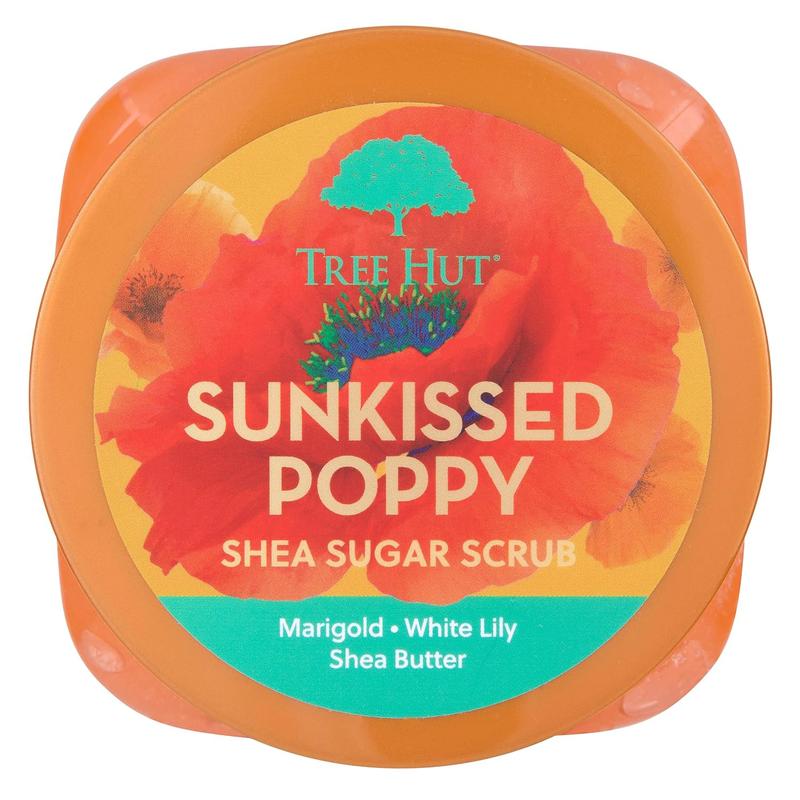 Tree Hut Sunkissed Poppy Shea Sugar Scrub for Soft & Hydrated Feel - 18 fl oz