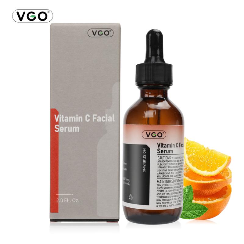 VGO Vitamin C Facial Serum Essence, 60ml  Cleanser-B3 Gentle Acne Cream Daily Comfort Skin Repair Hydrate Moisture Moisturize Cleansing Moisturizer skincare Hydrating Moisturizing