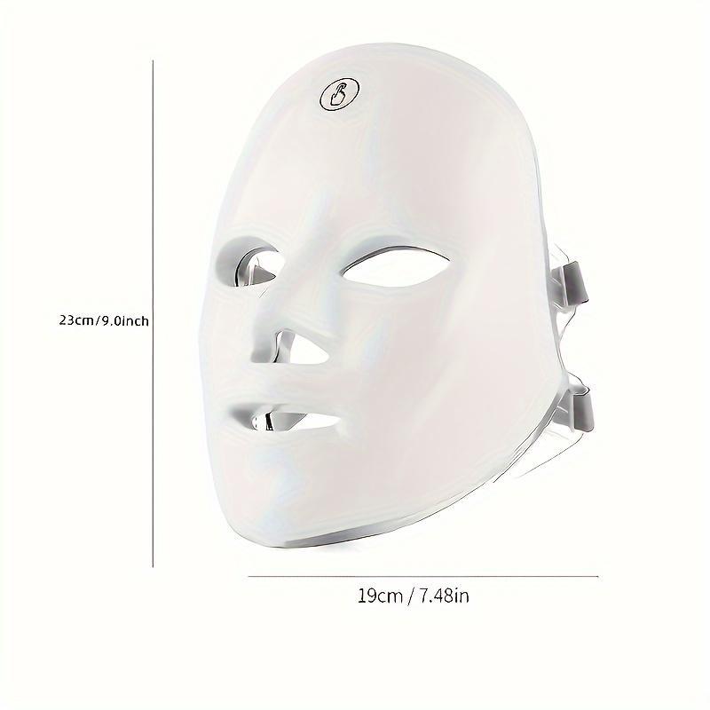 LED Light Facial Mask, 1 Box 7 Color Light Facial Mask, Facial Beauty Instrument, Personal Care Appliances for Women