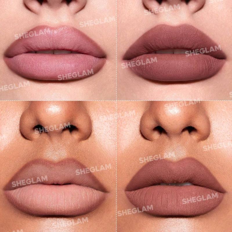 SHEGLAM So Lippy Lip Liner-But First,Coffee Creamy Matte Lip Liner Pencil High Pigment Not Easy To Fade Silky Smooth Matte Contour Tint Lip Makeup Lip Liner Xmas Christmas Gift Winter Pink Halloween Thanksgiving Christmas Decor Party Beach Travel