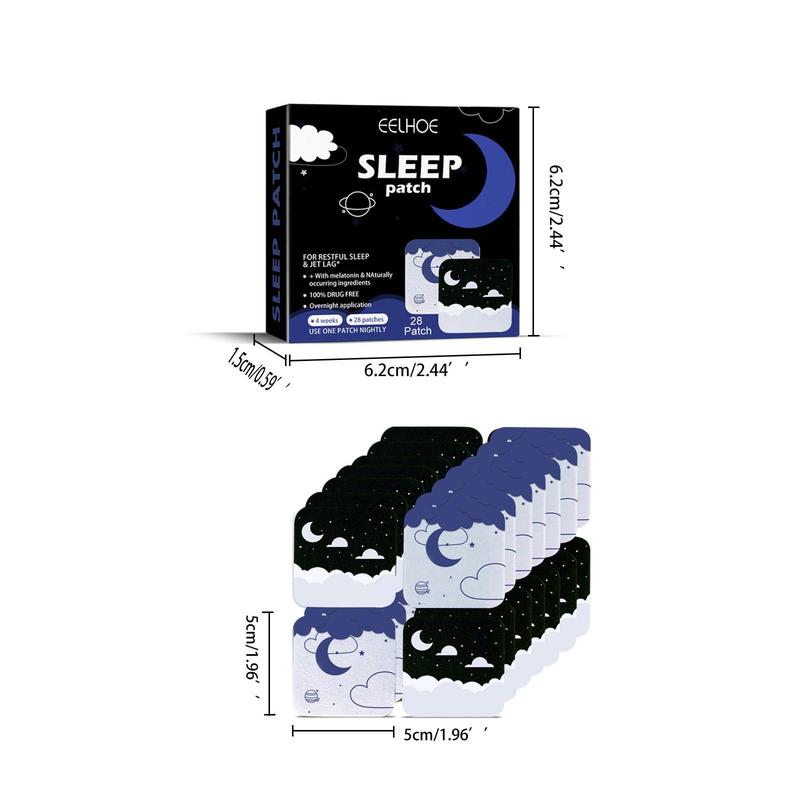 Sleep Aid Patch, 28 Patches box Sleep Aid Patches for Stress Relief, Relaxation Patch for Deep Sleeping, Personal Care Products for Women & Men