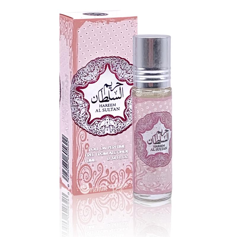 HAREEM AL SULTAN ROLL ON OIL PERFUME FOR WOMEN- 10 ML (.34 OZ) ARABIAN PERFUME OIL BY ARD AL ZAAFARAN Floral Fragrance