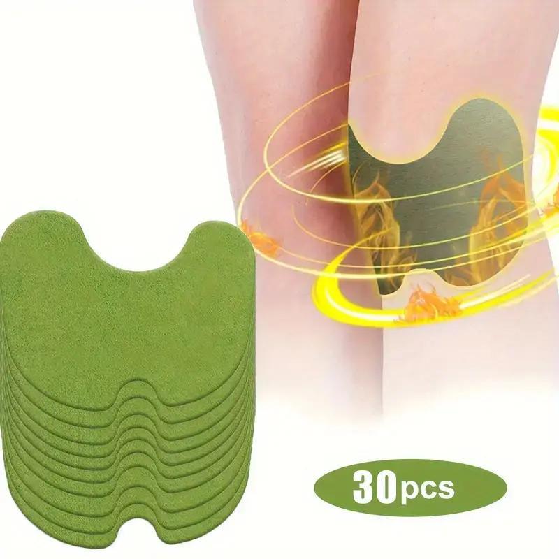 Knee Relief Patches, Wormwood Relief Patch Plaster Warming Moxibustion, Up to 12h No Side Effect, Natural Herbal Patch for Neck Shoulder Muscle Muscle Joint Relief