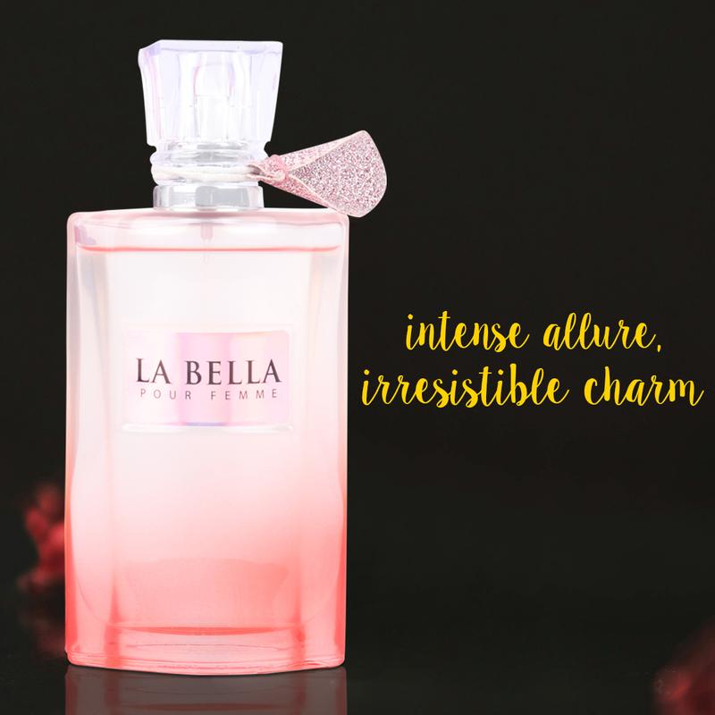 La Bella Pour Femme Eau De Parfum Natural Spray Perfume for Women - 100ml 3.4fl.oz.