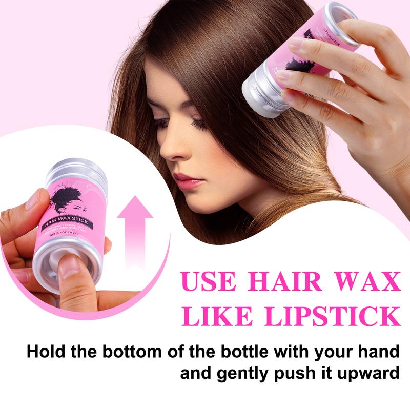 Back To School-Aliver Hair Wax Stick with Styling Comb, Nourishing Hair , For Long-Lasting Soft & Frizz-Free Hairstyles