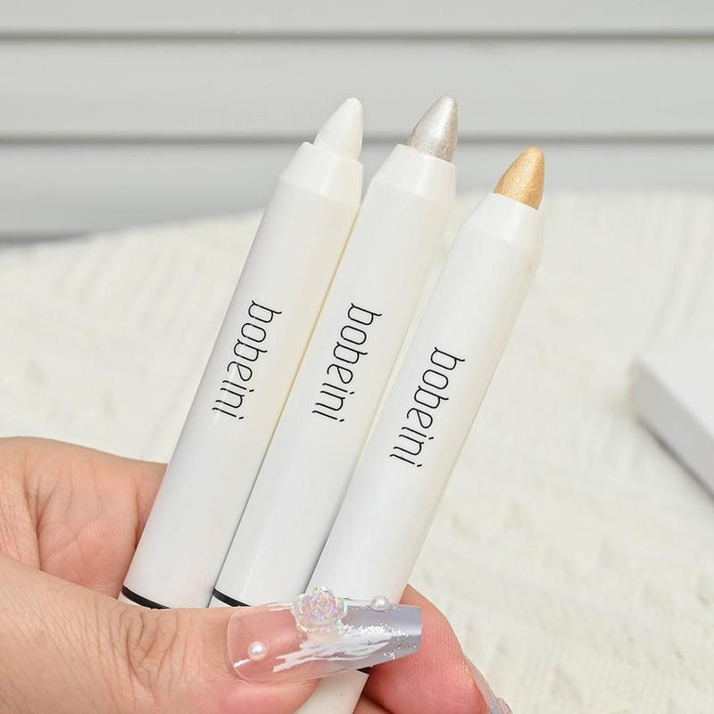 Long Lasting Highlighter Pens, 3pcs set Shimmering Highlighter Sticks, Natural High-gloss Makeup Pens