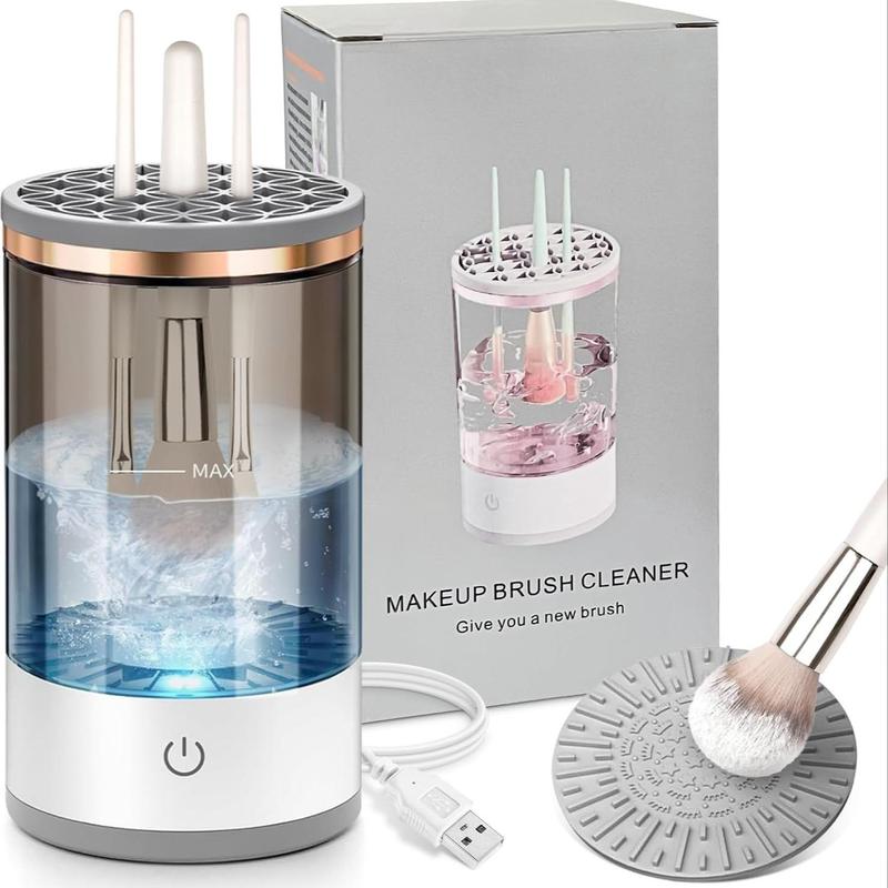 Electric Makeup Brush Cleaner, Automatic Makeup Brush Cleaner Machine, Electric Spinning Cleaner, Super-fast for Most Size Brush