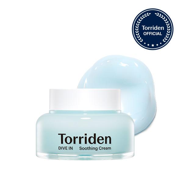 [Torriden Official Shop] DIVE-IN Hyaluronic Acid Soothing Cream 100ml | Revitalizing Facial Moisturizer for Sensitive, Dry Skin