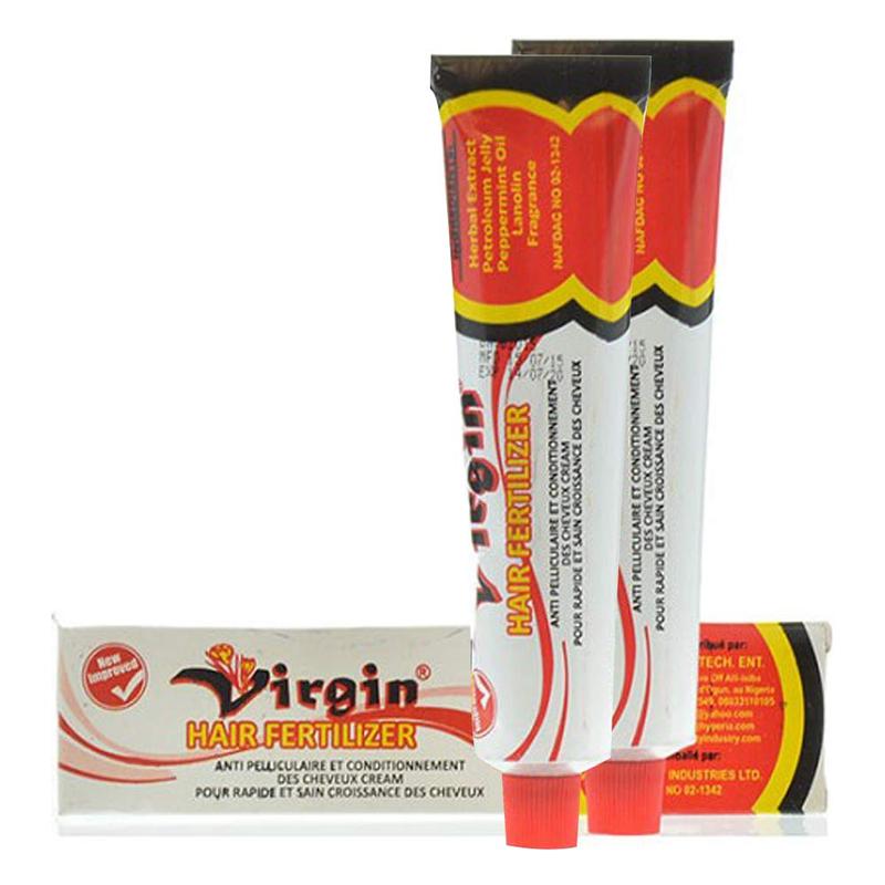 Virgin Hair Fertilizer and Conditioning Cream for Rapid and Healthy Hair Growth 125 Gm healthy hair