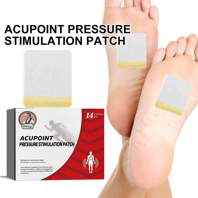 Body Care Patch, 14pcs box Body Care Relaxation Patches, Deep Cleansing Foot Patch, Stress Relief Fatigue Sleep Improving Natural Herbal Self-adhesive Stickers