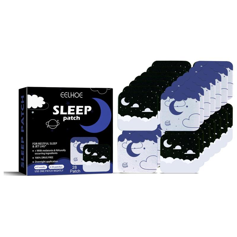 Sleep Aid Patch, 28 Patches box Sleep Aid Patches for Stress Relief, Relaxation Patch for Deep Sleeping, Personal Care Products for Women & Men