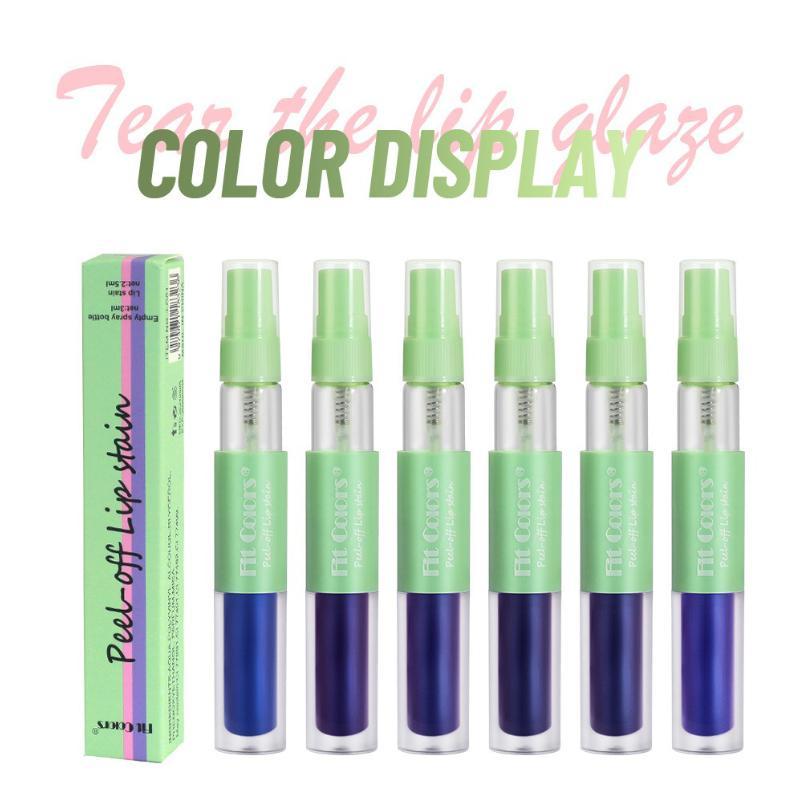 Long Lasting Tear-pull Lip Gloss, 1 Box Matte Finish Lip Stain, Non-stick Cup Lipstick, for All Occasions Lip Makeup, Christmas Gift