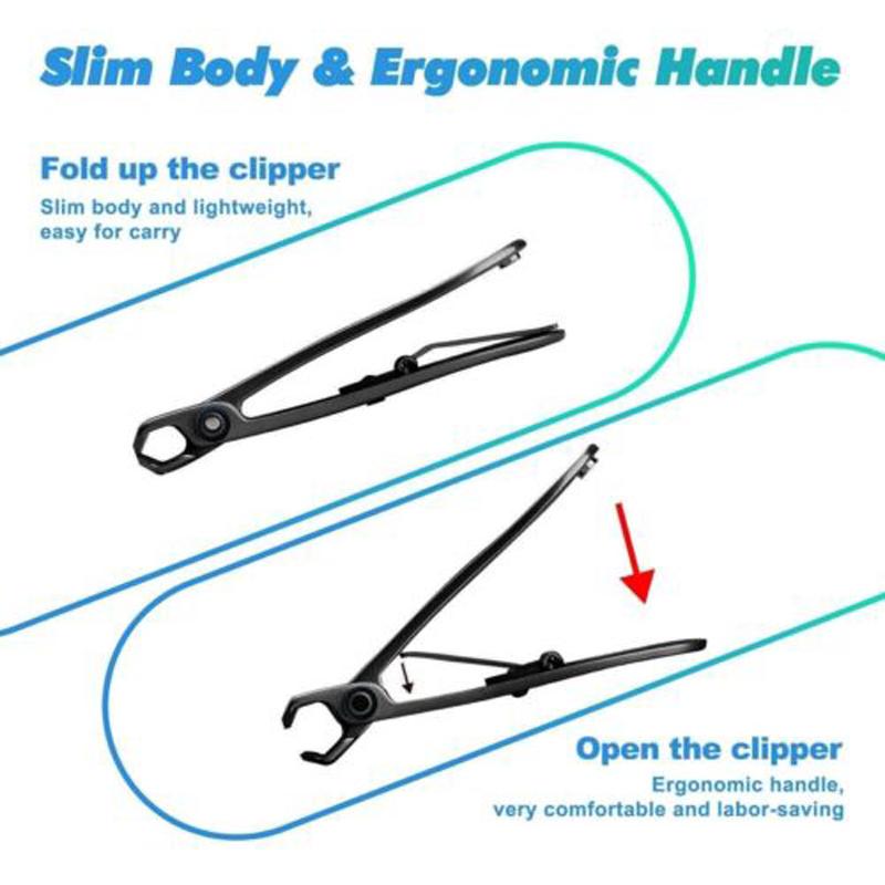 Extra Large Toe Nail Clippers For Thick Nails Heavy Duty Stainless Professional  Toenail Clippers Heavy Duty Nail Clippers Jaw Opening,  Long Handle For Men, Women