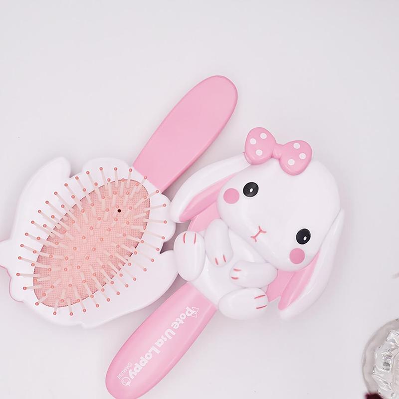 Cartoon Rabbit Hair Brush, Cute Air Cushion Comb, Scalp Massage Comb, Hair Detangling Styling Comb for Women, Girls, Men, Stylists, Christmas Gift