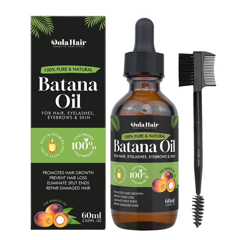 Batana Oil for Hair Care, Batana Essentials Oil Organic Cold Press Enhances Radiance, Anti Hair Loss & Repair Damaged Hair