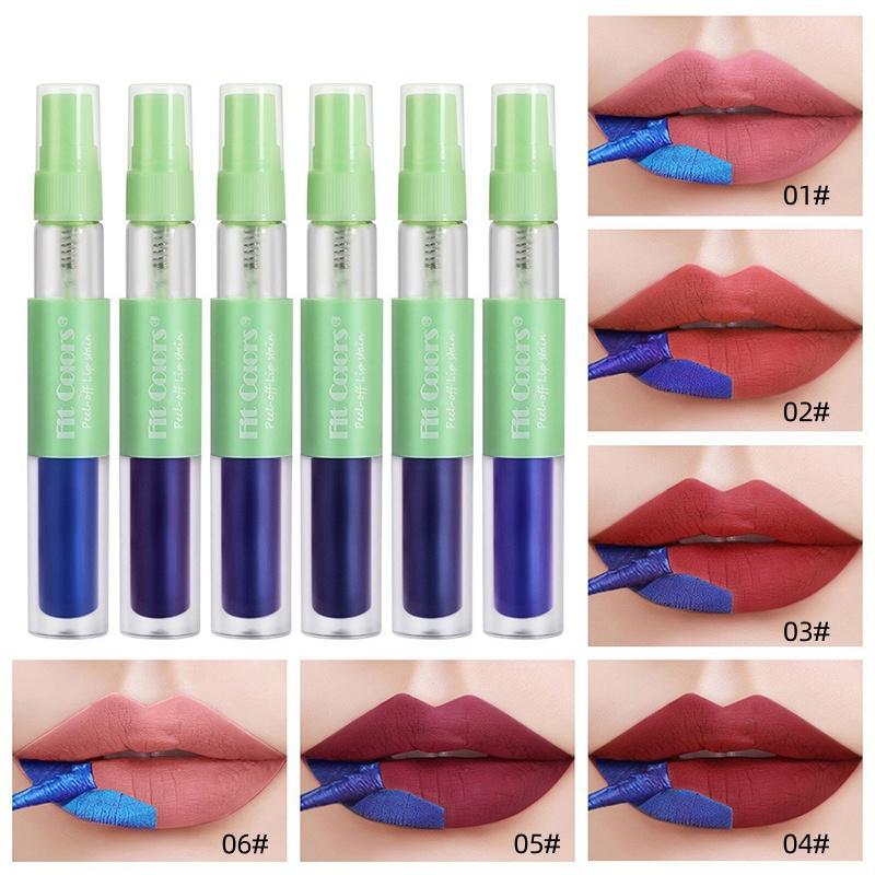 Long Lasting Tear-pull Lip Gloss, 1 Box Matte Finish Lip Stain, Non-stick Cup Lipstick, for All Occasions Lip Makeup, Christmas Gift