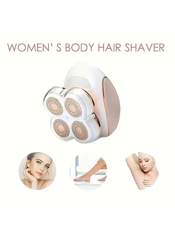 Four blade shaver, women's electric hair removal device, multifunctional full body usable shaver