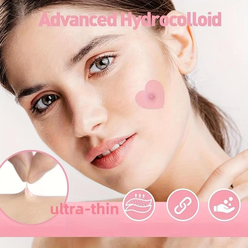 Heart Shaped Acne Patch, 120 240pcs box Hydrocolloid Acne Cover Patches, Daily Skin Care Products for Women & Men