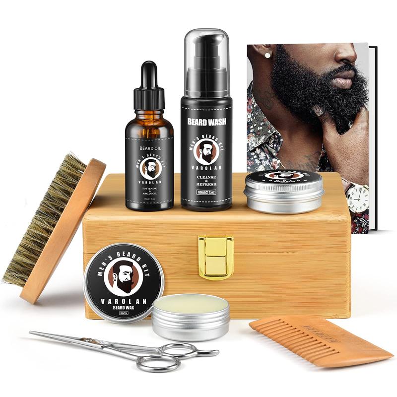 Birthday Gifts for Men, Mens Gifts, Unique Beard Care Kit for Men Best Friends Male Dad Brother Husband Fiance Him Boyfriend Coworker, Gift Ideas Gifts for Him