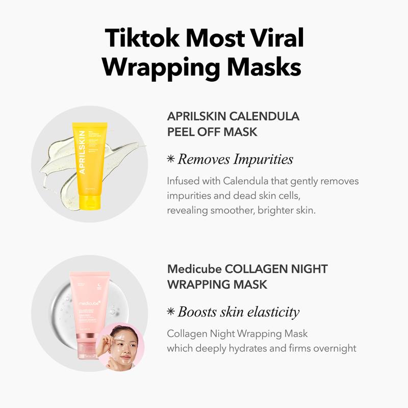 [APRILSKIN x medicube] BFCM Tiktok Glow-Getter Viral Haul Box - Whole Ver.  | K-beauty Glass Skin skincare routine