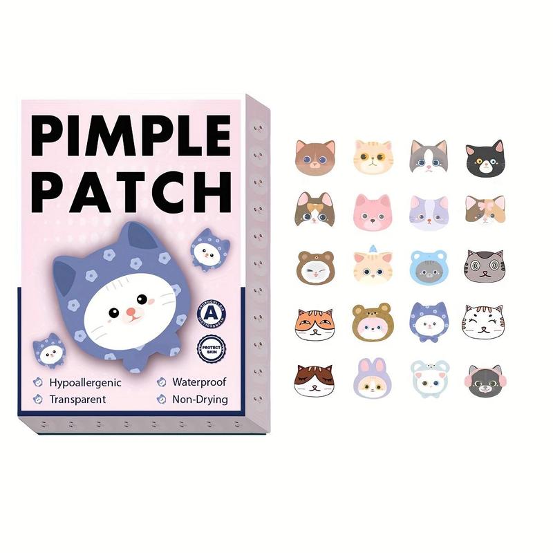 Animal Shaped Acne Patches, 120pcs box Invisible Blemish Acne Cover Patches, Facial Skin Care Products for Women & Men