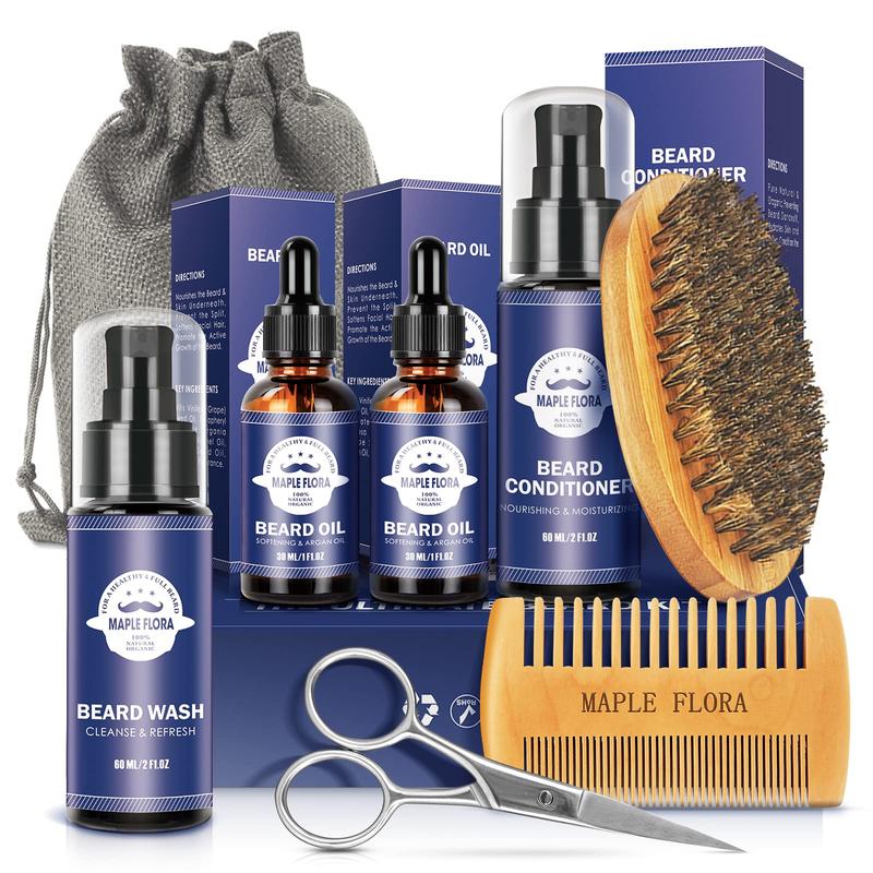 Birthday Gifts for Men, Mens Gifts, Unique Beard Care Kit for Men Best Friends Male Dad Brother Husband Fiance Him Boyfriend Coworker, Gift Ideas Gifts for Him