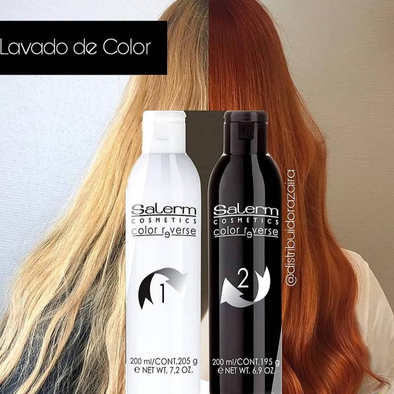 Salerm Color Reverse - Remove Hair Dyes from the Hair Quickly, Safely and Effectively Haircare Gentle