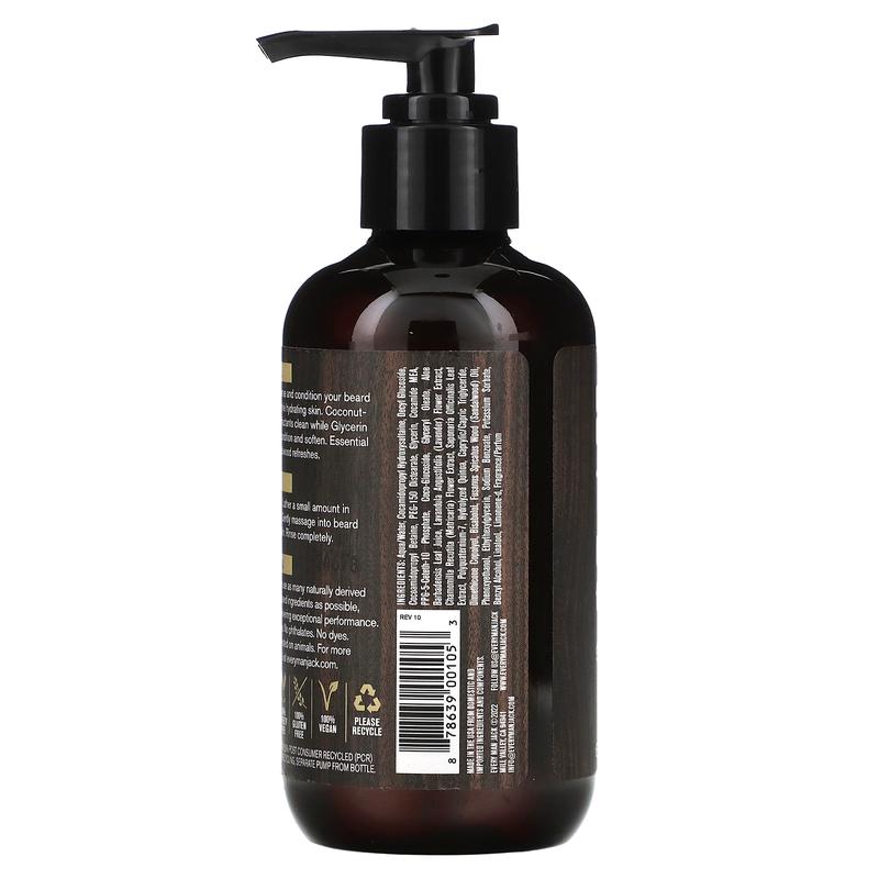 Every Man Jack Beard + Face Wash, Sandalwood, 6.7 fl oz (200 ml)