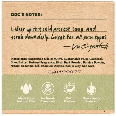 DR. SQUATCH Men's All Natural Bar Soap - Fresh Woodsy Scent - 5oz