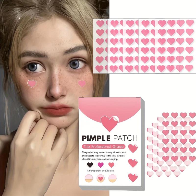 Heart Shaped Acne Patch, 120 240pcs box Hydrocolloid Acne Cover Patches, Daily Skin Care Products for Women & Men