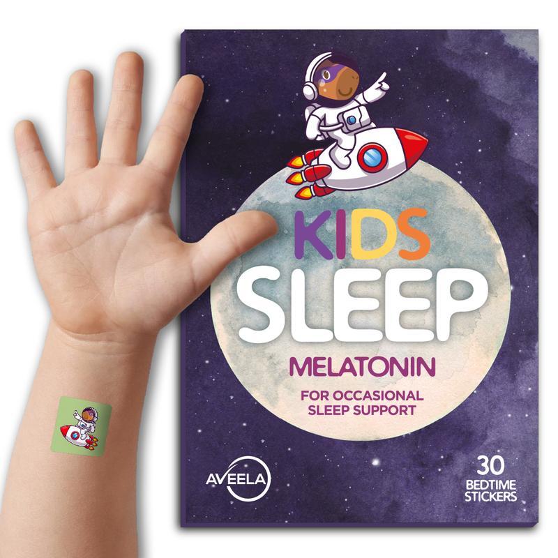 Aveela Sleep Patches for Kids with 2mg Melatonin - Natural Sleep Aid