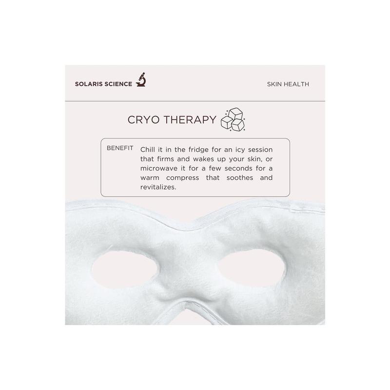 Solaris Laboratories NY White Cryo Eye Mask in White