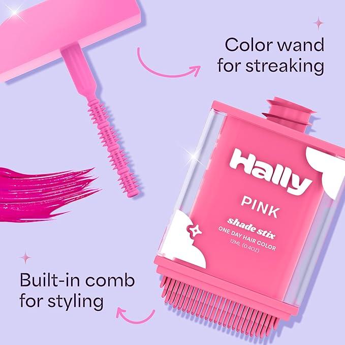 Hally 1 Day Temporary Hair Color Bundle - 3 Piece Set with Pink, Purple and Blue - Allure Best of Beauty Winner