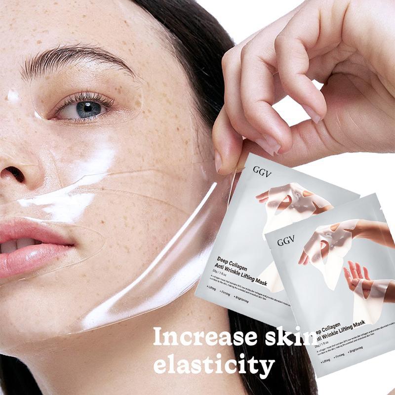 Collagen Facial Mask,The Real Collagen 2,160,000ppb ,Deep Moisturizing,Lifting and Firming Facial Mask,Hydrating Face Skin Care Mask, Facecare Product for Women & Men