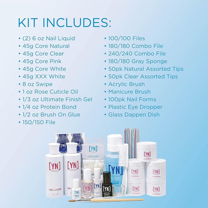 YNI Pro Core Acrylic Kit, Great for Beginners and Pro Nail Techs