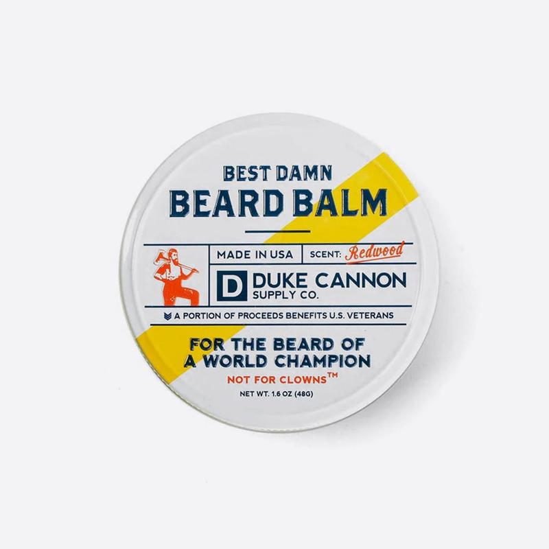 Duke Cannon Supply Co. Best Damn Beard Care Collection for Men (Citrus Hefeweizen Scent) 4 Gift Bundle - Superior Grade Collection, Featuring Premium Beard Wash, Beard Balm, Beard Lotion, Beard Oil (4 Piece Set)