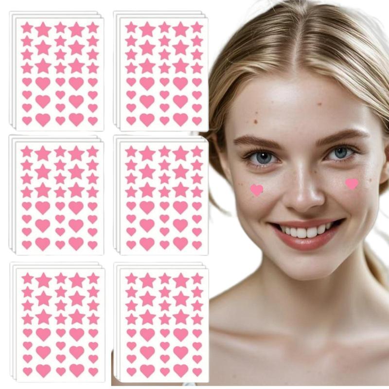 Heart & Star Shaped Acne Patches, 432pcs set Hydrocolloid Acne Patches, Acne Absorption Cover for All Skin Types, Waterproof Acne Patches for Men and Women