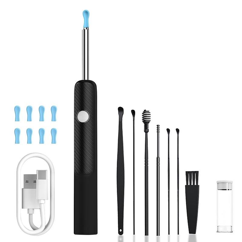 Smart Visual Ear Cleaning Kit with Light & Camera, 1 Set Wireless Ear Cleaner with Accessories, Earwax Removal Kit for Daily Use, Christmas Gift