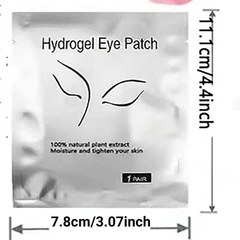 Hydrogel Eye Patch, 50 Pairs set Under Eye Patches for Lashes Extensions, Lint Free Gel Eye Pad for DIY Beauty Eye Makeup, Makeup Tools for Women