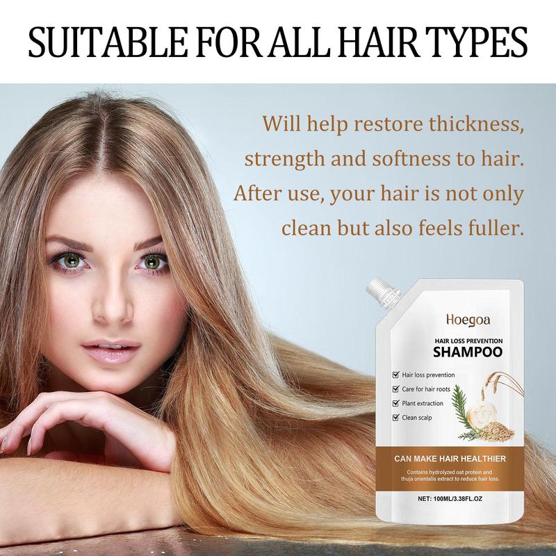 Hair Shampoo & Hair Care Oil, Nourishing Hair Care Shampoo for Dry & Damaged Hair, Moisturizing Hair Care Product for Men & Women