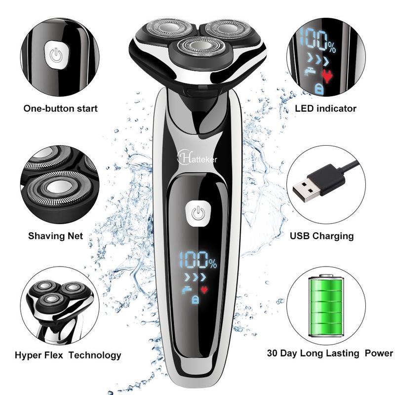 3 in 1 Electric Hair Trimmer Set, 1 Box USB Rechargeable Hair Clipper Set, Nose Hair Trimmer, Beard Trimmer, Multifunctional Men's Grooming Kit for Hair Beard Nose Hair Trimming