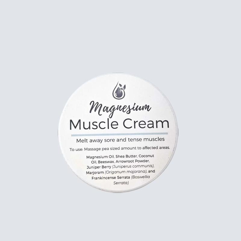 Jade Bloom Magnesium Muscle Cream 2oz Soothing Relaxing Body Care Comfort Calming